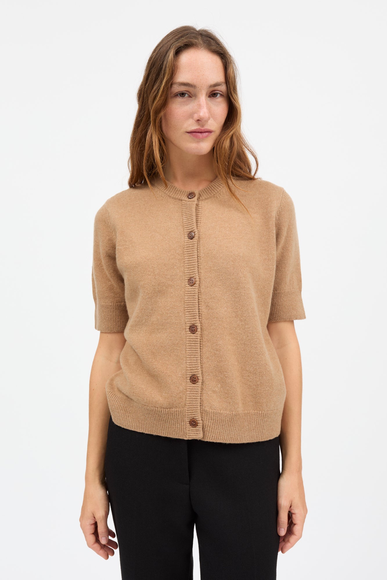 Skall Studio Diana cardigan Cardigan Camel